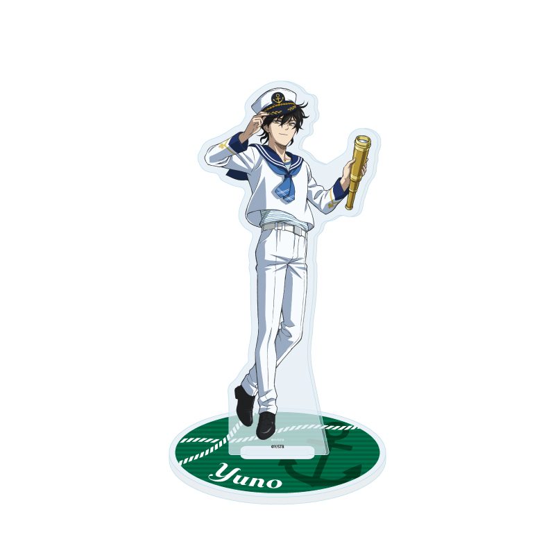 アクリルスタンド ブラッククローバー 16 ユノ マリンVer.(描き下ろしイラスト) (Acrylic Stand "Black Clover" 16 Yuno Marine Ver. (Original Illustration))