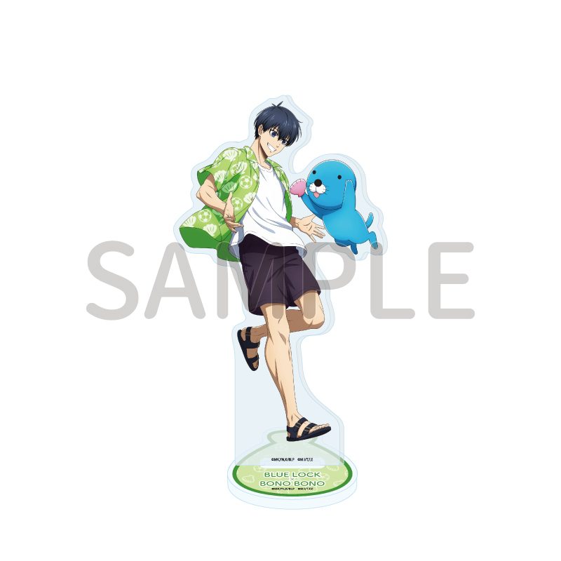アクリルスタンド ブルーロック×ぼのぼの 10 潔世一&ぼのぼの(描き下ろしイラスト) (Acrylic Stand "Blue Lock" x "Bonobono" 10 Isagi Yoichi & Bonobono (Original Illustration))