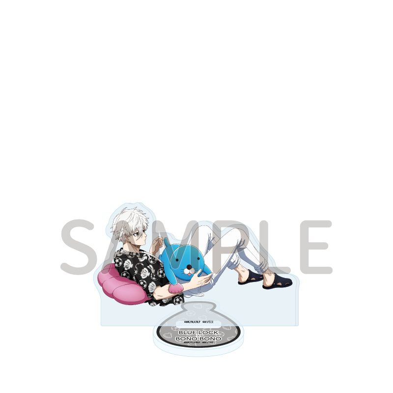 アクリルスタンド ブルーロック×ぼのぼの 15 凪誠士郎&ぼのぼのB(描き下ろしイラスト) (Acrylic Stand "Blue Lock" x "Bonobono" 15 Nagi Seishiro & Bonobono B (Original Illustration))