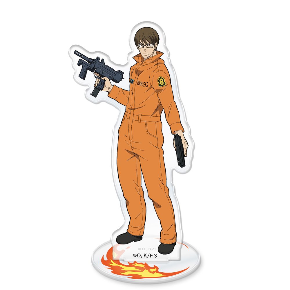 炎炎ノ消防隊 参ノ章 アクリルキャラスタンド 武久火縄 ("Fire Force Season 3" Acrylic Chara Stand Takehisa Hinawa)