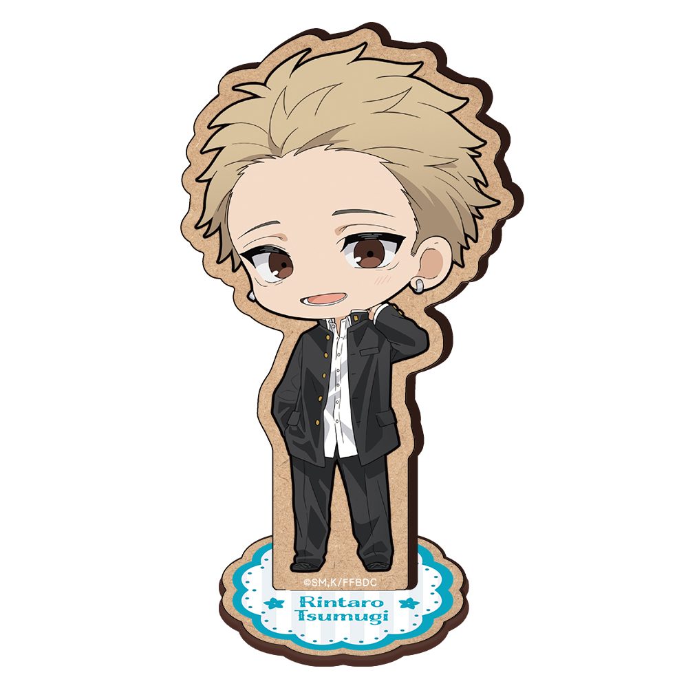 薫る花は凛と咲く 木製キャラスタンド 紬凛太郎 ("The Fragrant Flower Blooms with Dignity" Wooden Chara Stand Tsumugi Rintaro)