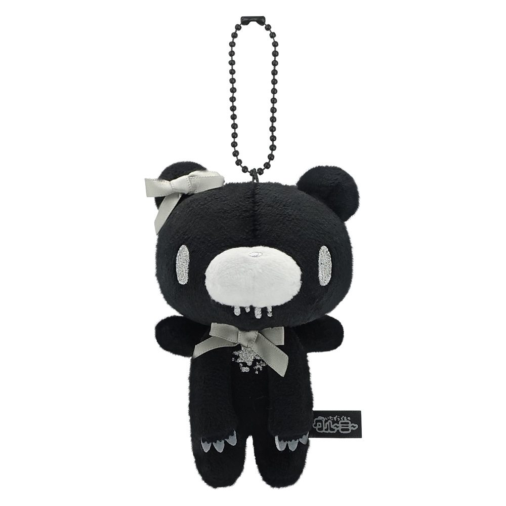 グルーミー ぬいぐるみマスコット Ribbon angel Ver. Black angel 8203-351 ("GLOOMY The Naughty Grizzly" Plush Mascot Ribbon Angel Ver. Black Angel 8203-351)