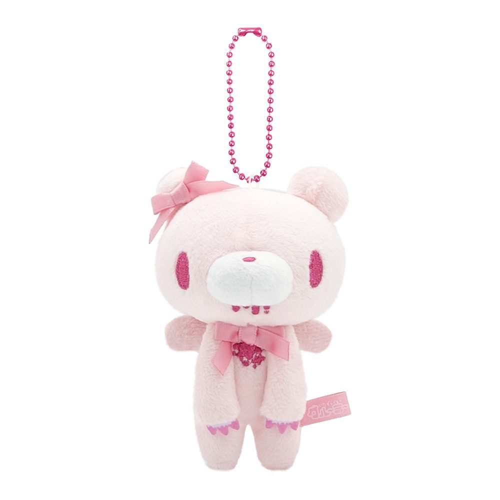 グルーミー ぬいぐるみマスコット Ribbon angel Ver. Pink angel 8203-352 ("GLOOMY The Naughty Grizzly" Plush Mascot Ribbon Angel Ver. Pink Angel 8203-352)