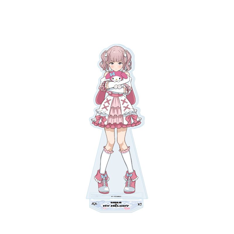 BIGアクリルスタンド ガールズバンドクライ×サンリオキャラクターズ 06 ヒナ×マイメロディ(コラボイラスト) (Big Acrylic Stand "Girls Band Cry" x Sanrio Characters 06 Hina x My Melody (Collaboration Illustration))