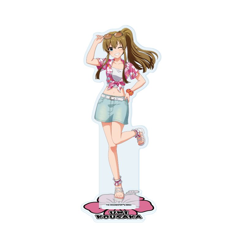 アクリルスタンド アイドルマスター ミリオンライブ! 11 高坂海美 はいさい!Ver.(描き下ろしイラスト) (Acrylic Stand "The Idolmaster Million Live!" 11 Kousaka Umi Haisai! Ver. (Original Illustration))