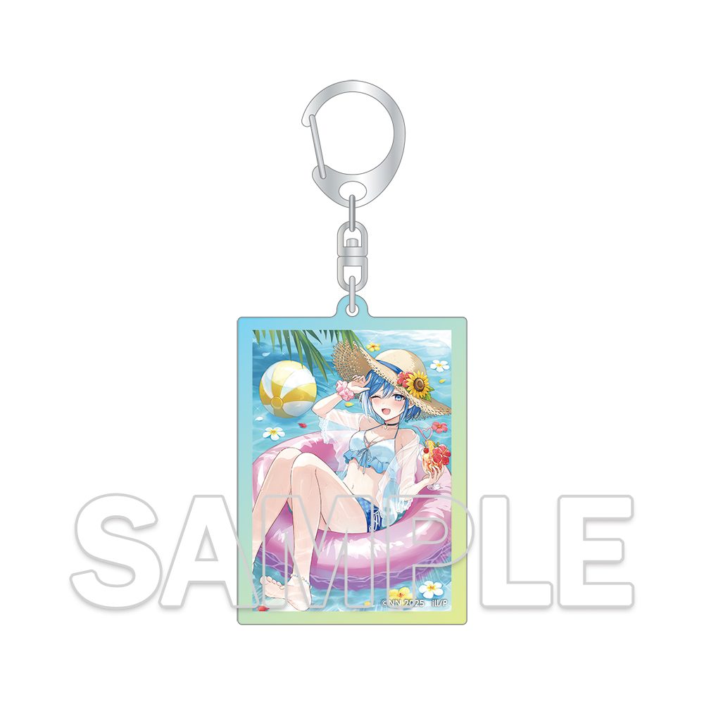 電撃文庫 男女の友情は成立する?(いや、しないっ!!) アクリルキーホルダー Ver.Summer2 (Dengeki Bunko "Danjo no Yuujou wa Seiritsu suru? (Iya, Shinai!!)" Acrylic Key Chain Ver. Summer2)