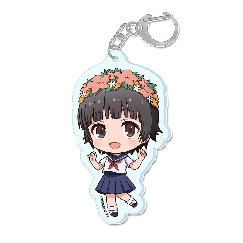 とある科学の超電磁砲T ぷちちょこアクリルキーホルダー 初春飾利 ("A Certain Scientific Railgun T" Puchichoko Acrylic Key Chain Uiharu Kazari)