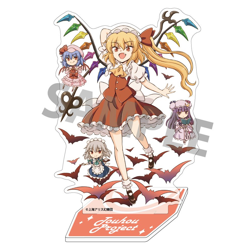 東方Project キャラクターアクリルスタンド 36 フランドール・スカーレット illust.比良坂真琴 ("Touhou Project" Character Acrylic Stand 36 Flandre Scarlet Illust. Makoto Hirasaka)