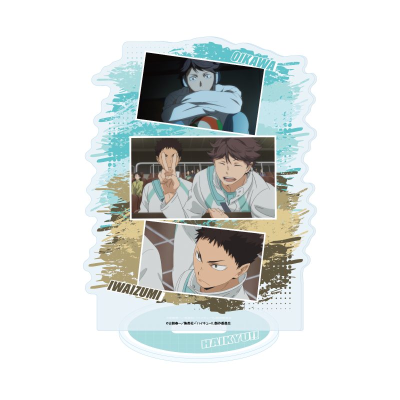 アクリルスタンド ハイキュー!! 09 及川徹・岩泉一(場面写) (Acrylic Stand "Haikyu!!" 09 Oikawa Toru & Iwaizumi Hajime (Scenes))