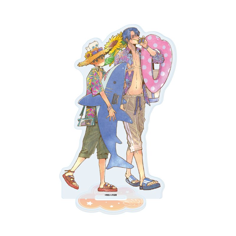 アクリルスタンド 熊猫先生 02 社会人カップルのSummer Vacation BLフェア(描き下ろしイラスト) (Acrylic Stand PANDA Works 02 Office Worker Couple's Summer Vacation BL Fair (Original Illustration))