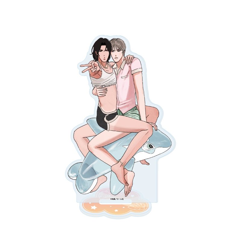 アクリルスタンド 虫歯先生 01 社会人カップルのSummer Vacation BLフェア(描き下ろしイラスト) (Acrylic Stand Mushiba Works 01 Office Worker Couple's Summer Vacation BL Fair (Original Illustration))