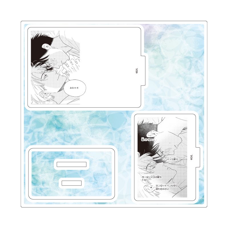 アクリルスタンドプレート ダヨオ先生 01 社会人カップルのSummer Vacation BLフェア(公式イラスト) (Acrylic Stand Plate Dayoo Works 01 Office Worker Couple's Summer Vacation BL Fair (Official Illustration))