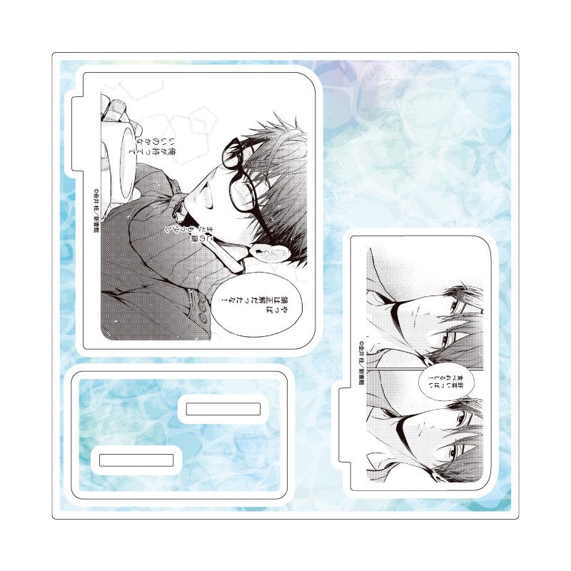 アクリルスタンドプレート 金井桂先生 01 社会人カップルのSummer Vacation BLフェア(公式イラスト) (Acrylic Stand Plate Kei Kanai Works 01 Office Worker Couple's Summer Vacation BL Fair (Official Illustration))