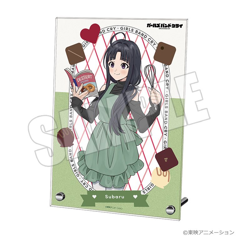 ガールズバンドクライ A4アクリルプレート -想いの彩り手- すばる ("Girls Band Cry" A4 Acrylic Plate -The Colorist of Feelings- Subaru)