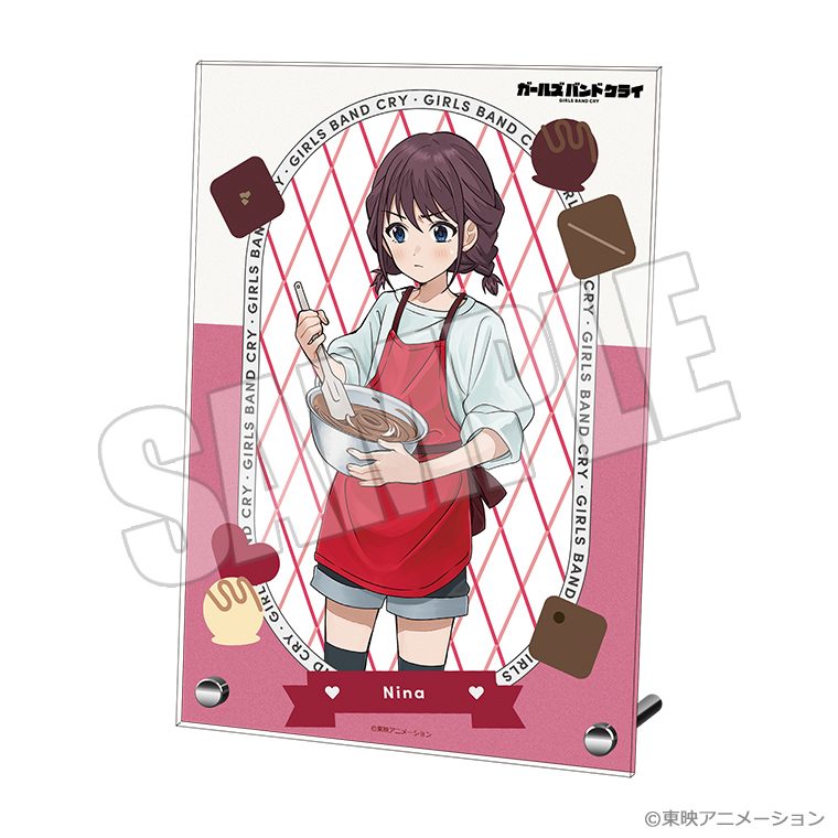 ガールズバンドクライ A4アクリルプレート -想いの彩り手- 仁菜 ("Girls Band Cry" A4 Acrylic Plate -The Colorist of Feelings- Nina)