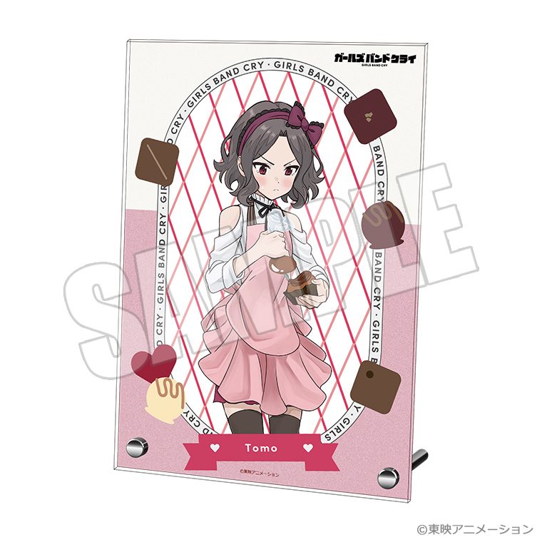 ガールズバンドクライ A4アクリルプレート -想いの彩り手- 智 ("Girls Band Cry" A4 Acrylic Plate -The Colorist of Feelings- Tomo)