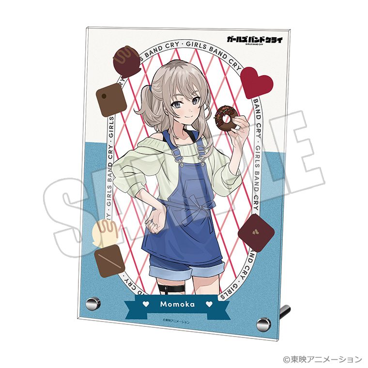 ガールズバンドクライ A4アクリルプレート -想いの彩り手- 桃香 ("Girls Band Cry" A4 Acrylic Plate -The Colorist of Feelings- Momoka)