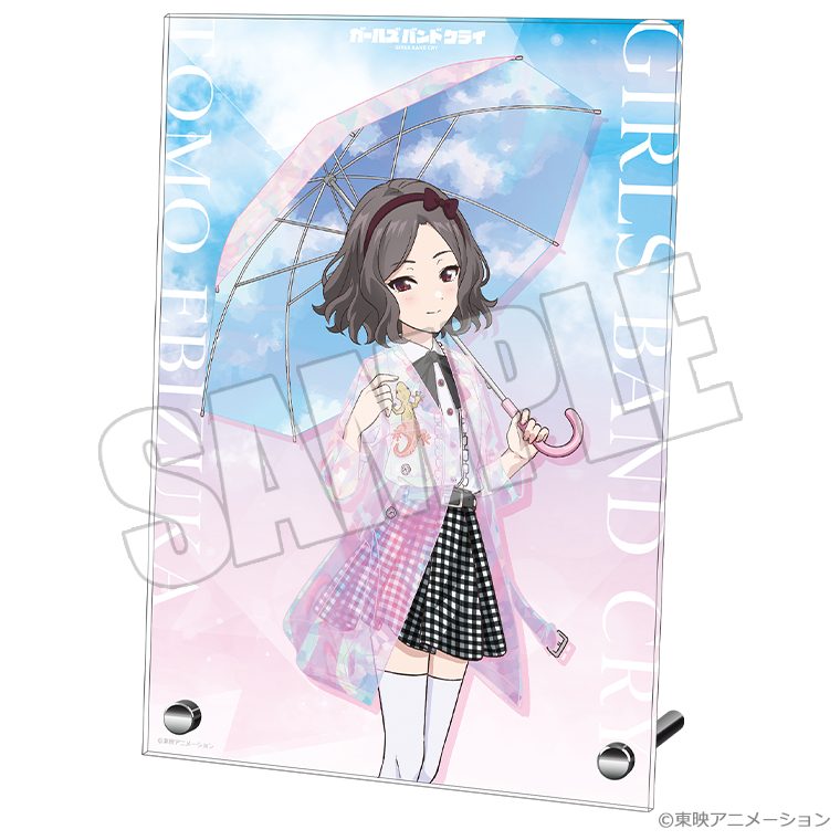 ガールズバンドクライ A4アクリルプレート 虹待ちリフレイン 智 ("Girls Band Cry" A4 Acrylic Plate Nijimachi Refrain Tomo)