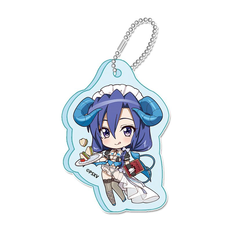 戦姫絶唱シンフォギアXV ぷちちょこ ミニアクリルキーホルダー 風鳴翼 小悪魔ウェイトレス ("Senki Zessho Symphogear XV" Puchichoko Mini Acrylic Key Chain Kazanari Tsubasa Little Devil Waitress)
