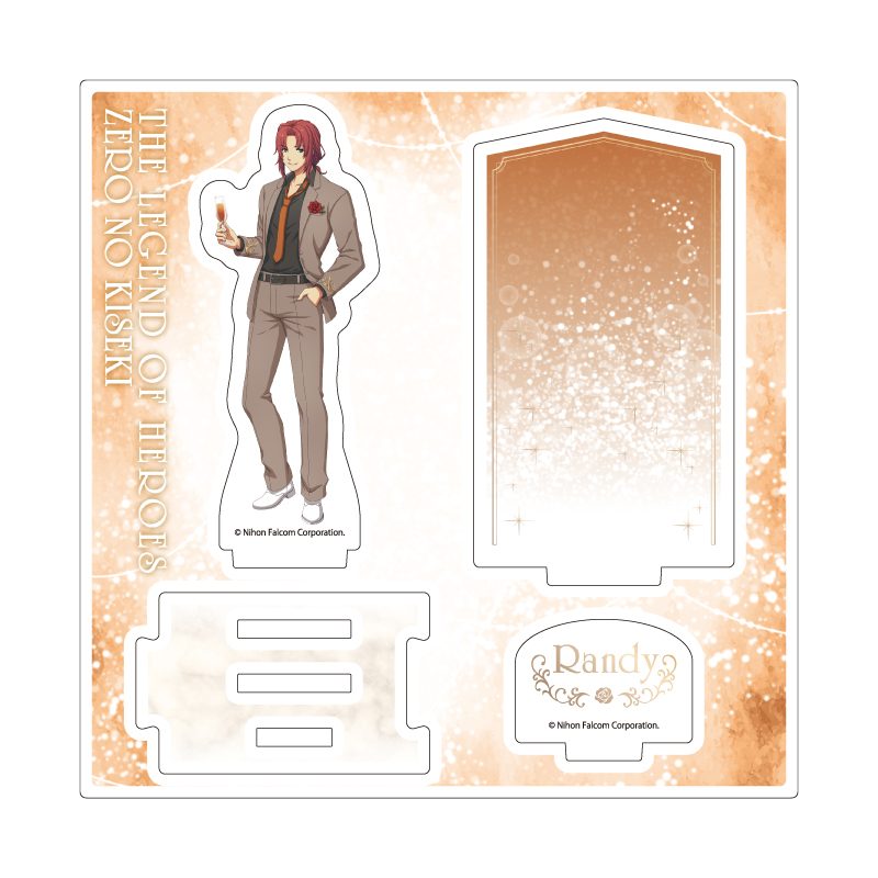 アクリルスタンドプレート 英雄伝説 零の軌跡 04 ランディ・オルランド(描き起こしイラスト) (Acrylic Stand Plate "The Legend of Heroes: Zero no Kiseki" 04 Randy Orlando (Original Illustration))
