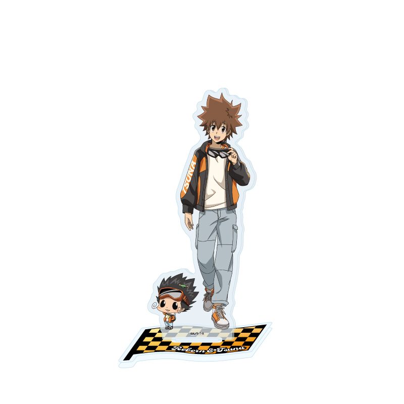 アクリルスタンド 家庭教師ヒットマンREBORN! 94 リボーン&沢田綱吉(描き下ろしイラスト) (Acrylic Stand "Reborn!" 94 Reborn & Sawada Tsunayoshi (Original Illustration))