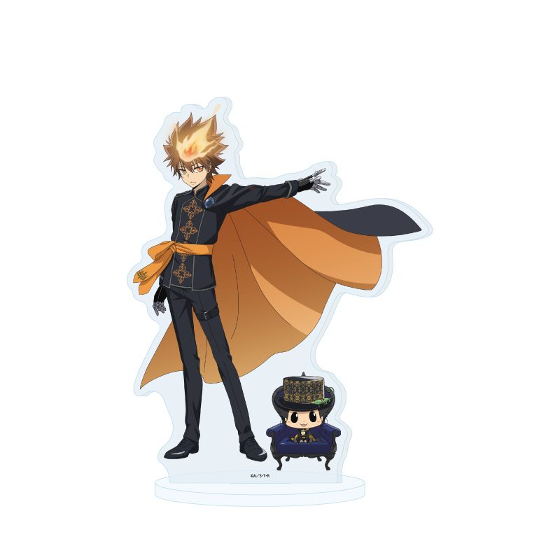 アクリルスタンド 家庭教師ヒットマンREBORN! 84 リボーン&沢田綱吉 ゴシックVer.(描き下ろしイラスト) (Acrylic Stand "Reborn!" 84 Reborn & Sawada Tsunayoshi Gothic Ver. (Original Illustration))