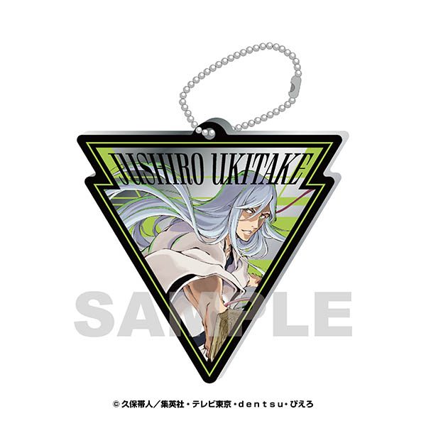 BLEACH 千年血戦篇 ミラーアクリルキーホルダー 11 浮竹十四郎 ("Bleach: Thousand-Year Blood War" Mirror Acrylic Key Chain 11 Ukitake Jushiro)