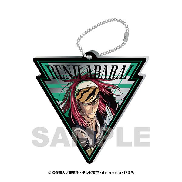 BLEACH 千年血戦篇 ミラーアクリルキーホルダー 3 阿散井恋次 ("Bleach: Thousand-Year Blood War" Mirror Acrylic Key Chain 3 Abarai Renji)