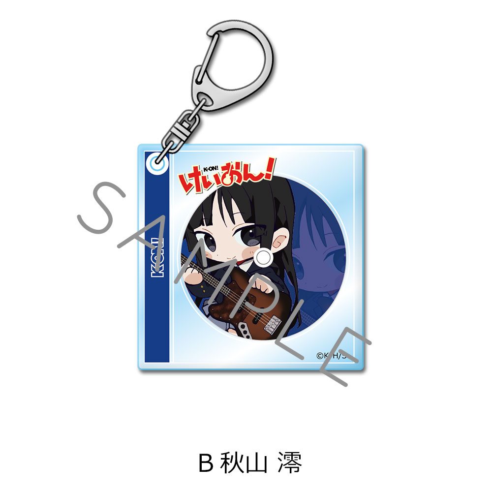 けいおん! アクリルキーホルダー B 秋山澪 ("K-On!" Acrylic Key Chain B Akiyama Mio)
