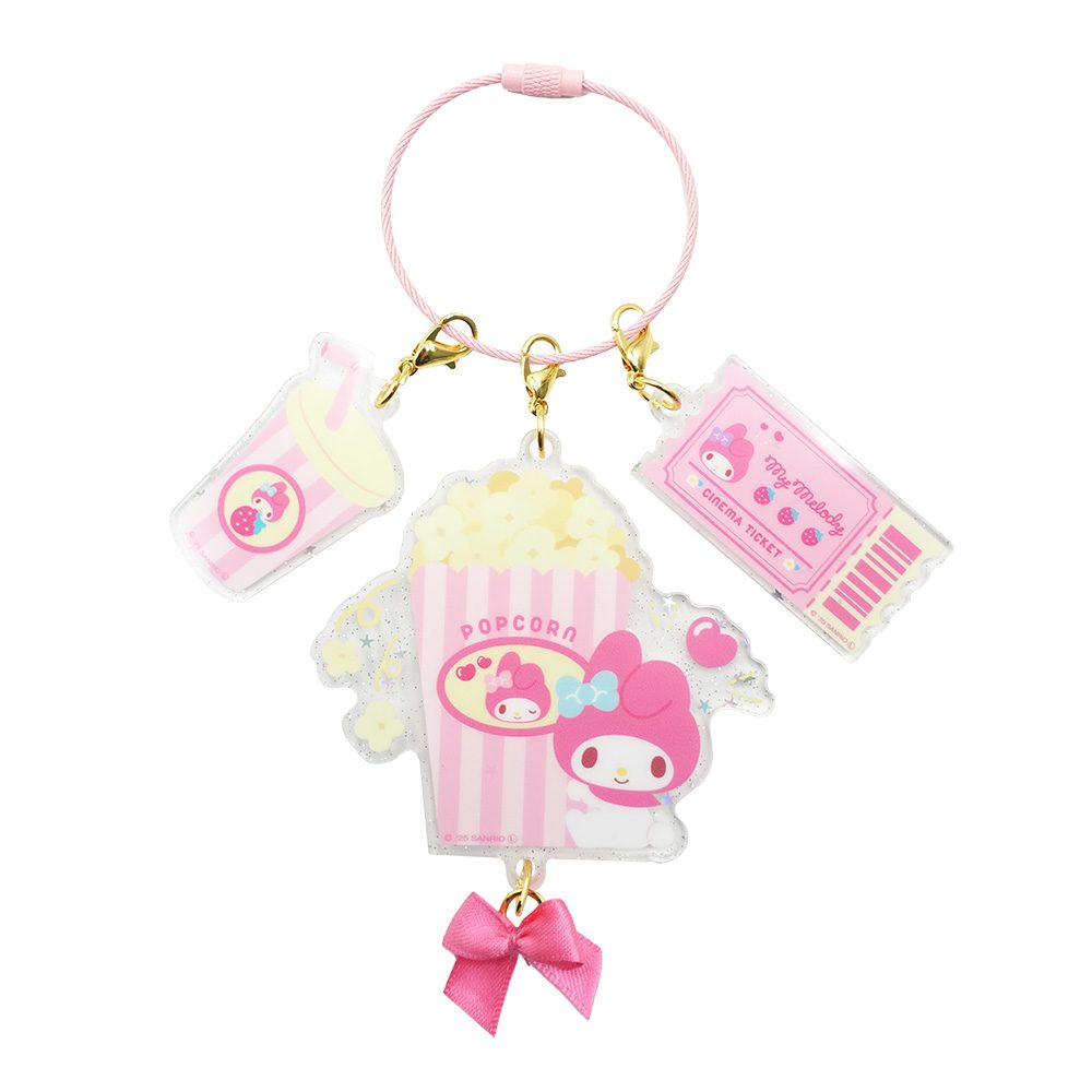 サンリオキャラクターズ ポップコーン3連チャーム マイメロディ 8203-422 (Sanrio Characters Popcorn Triple Charm My Melody 8203-422)
