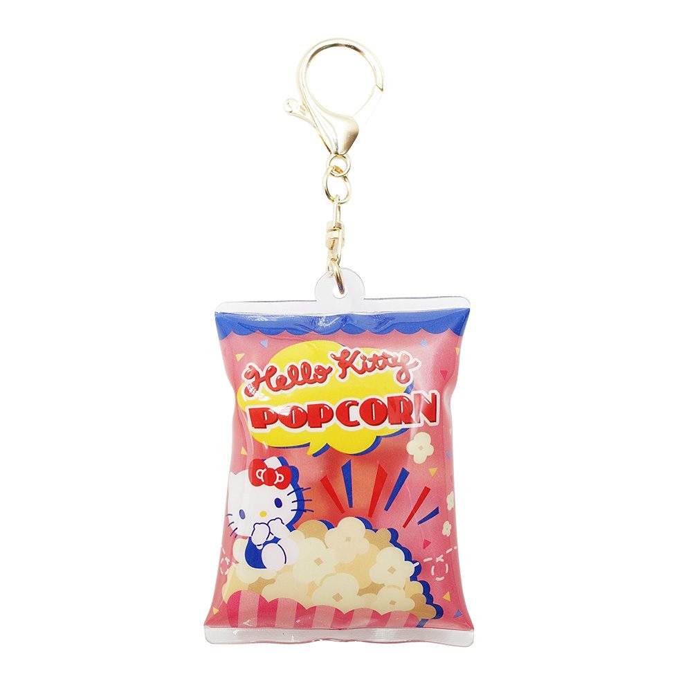 サンリオキャラクターズ ポップコーンパッケージキーホルダー ハローキティ 8203-424 (Sanrio Characters Popcorn Package Key Chain Hello Kitty 8203-424)