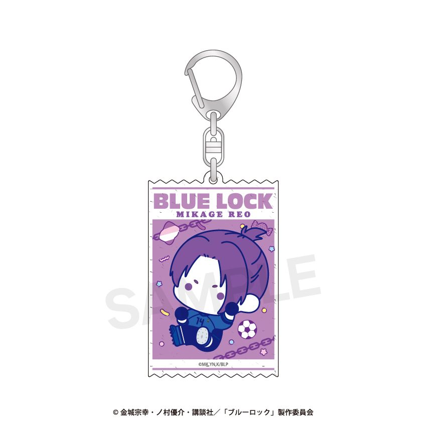 ブルーロック ラメアクリルキーホルダー 09 御影玲王 ("Blue Lock" Lame Acrylic Key Chain 09 Mikage Reo)