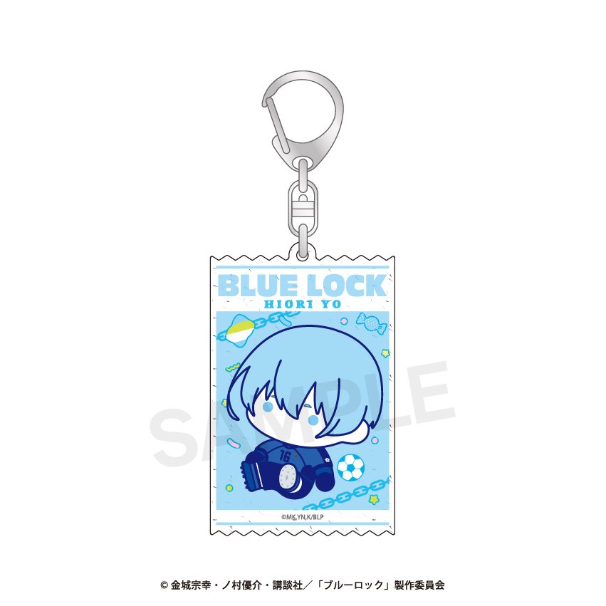 ブルーロック ラメアクリルキーホルダー 10 氷織羊 ("Blue Lock" Lame Acrylic Key Chain 10 Hiori Yo)