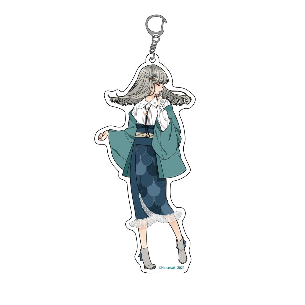 現代創作和服 花月作品集 アクリルキーホルダー C ("Gendai Sousaku Wafuku Hanatsuki Art Works" Acrylic Key Chain C)