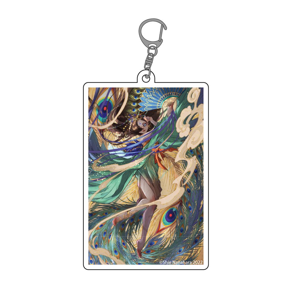 緋花 根の国底の果て 七原しえ画集 アクリルキーホルダー B (Hibana Nenokuni Sokonohate Shie Nanahara Art Book Acrylic Key Chain B)