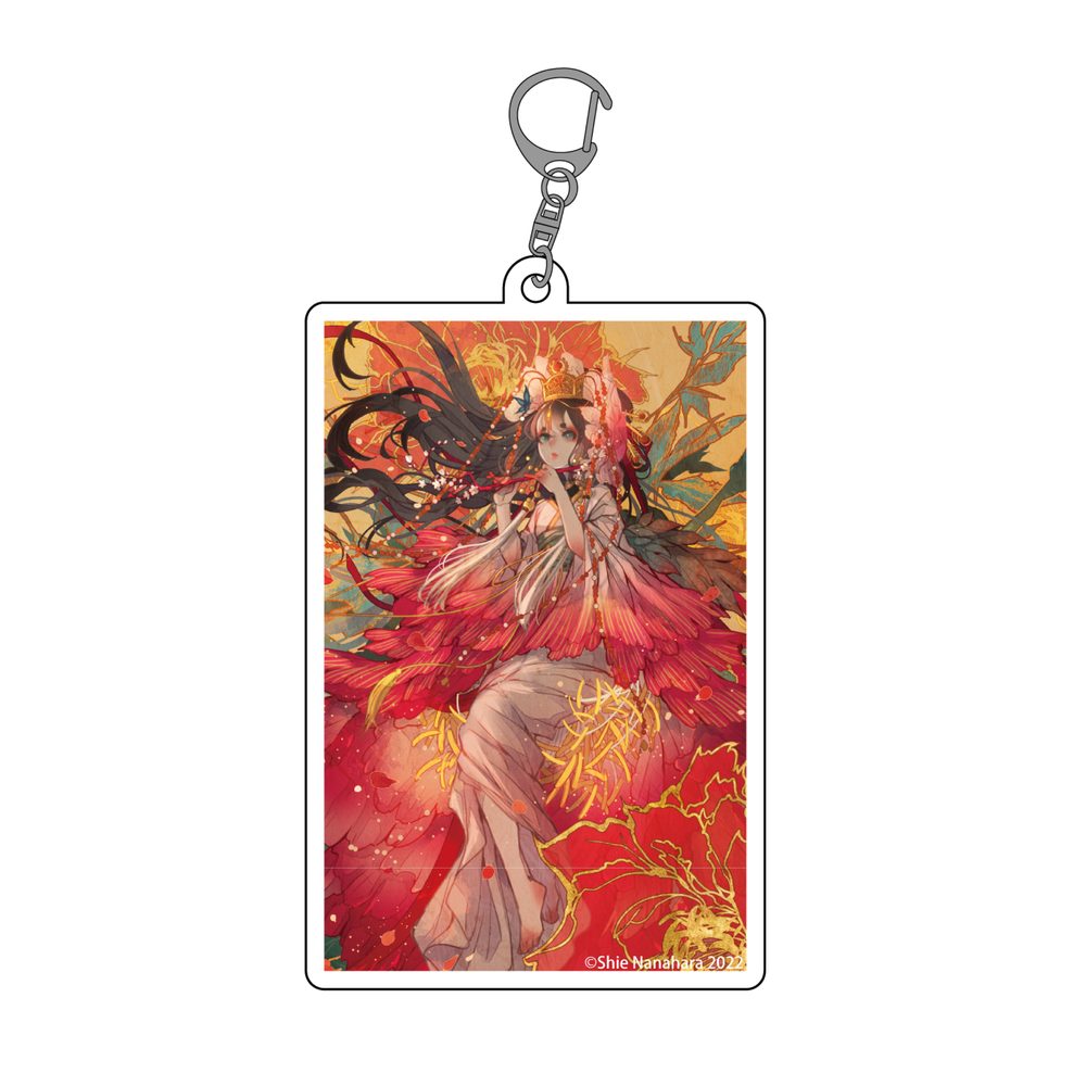 緋花 根の国底の果て 七原しえ画集 アクリルキーホルダー C (Hibana Nenokuni Sokonohate Shie Nanahara Art Book Acrylic Key Chain C)