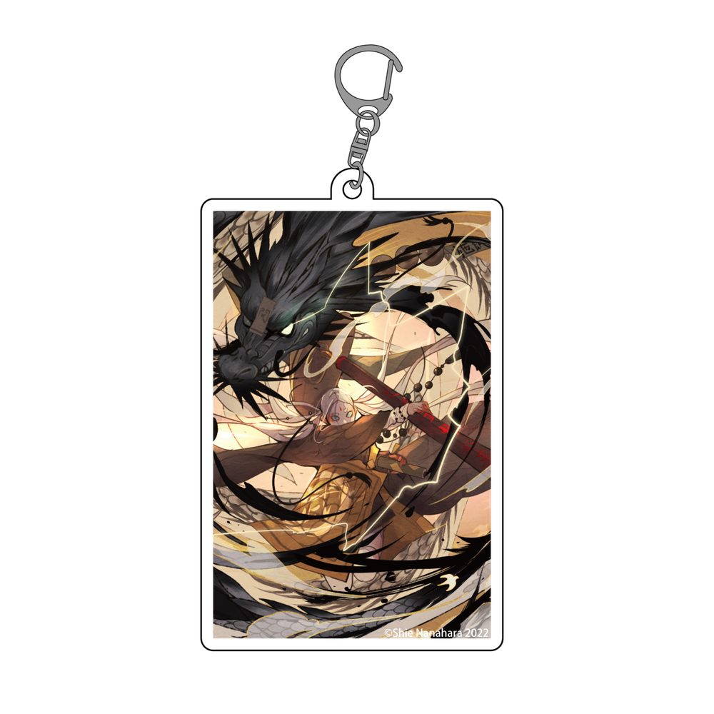 緋花 根の国底の果て 七原しえ画集 アクリルキーホルダー D (Hibana Nenokuni Sokonohate Shie Nanahara Art Book Acrylic Key Chain D)