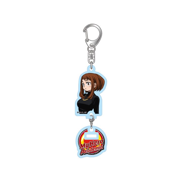 僕のヒーローアカデミア アクリルスタンドキーホルダー 麗日お茶子 レッドコスチュームVer. ("My Hero Academia" Acrylic Stand Key Chain Uraraka Ochaco Red Costume Ver.)
