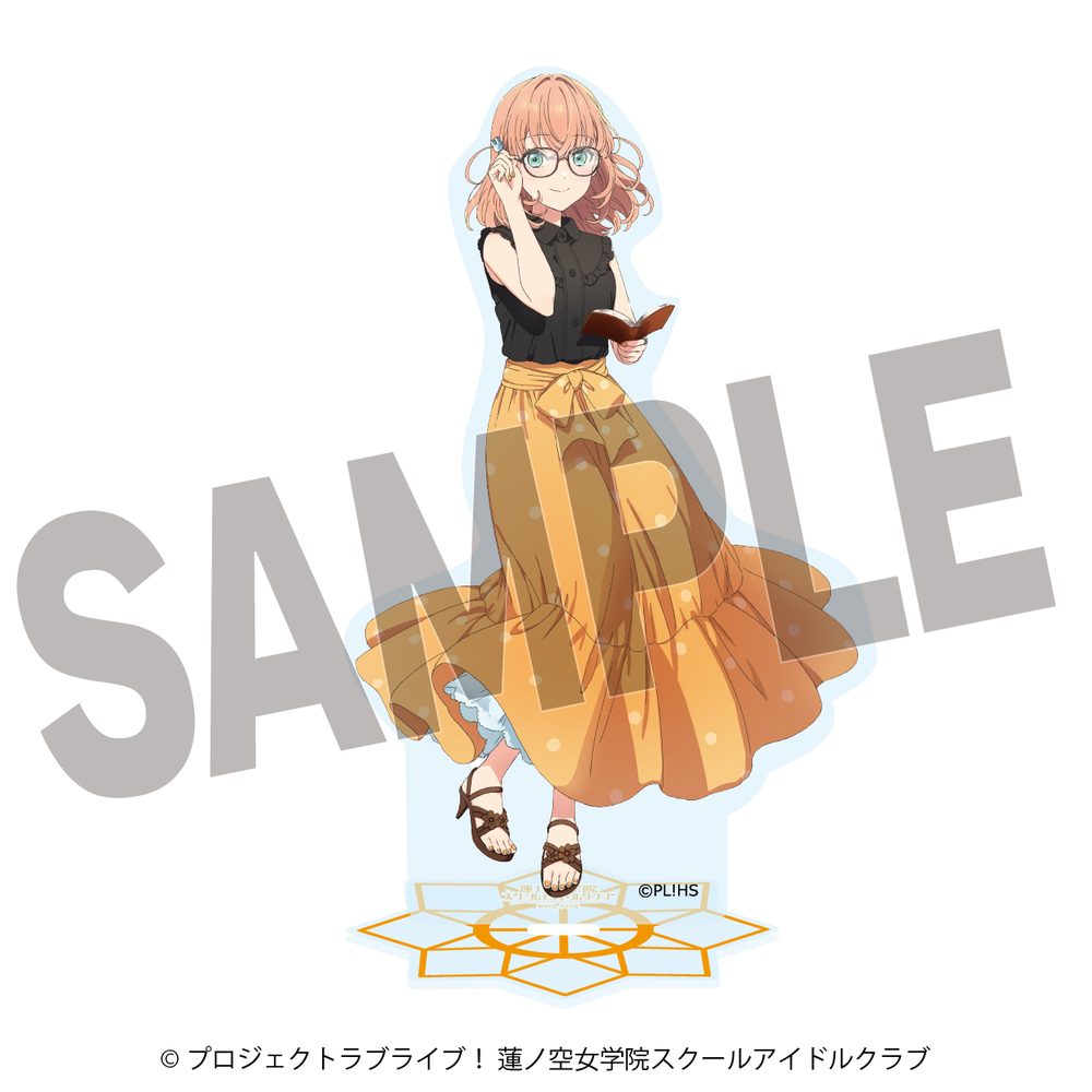 ラブライブ!蓮ノ空女学院スクールアイドルクラブ×石川県立図書館 アクリルスタンド 日野下花帆 ("Love Live! Hasu no Sora Jogakuin School Idol Club" x Ishikawa Prefectural Library Acrylic Stand Hinoshita Kaho)