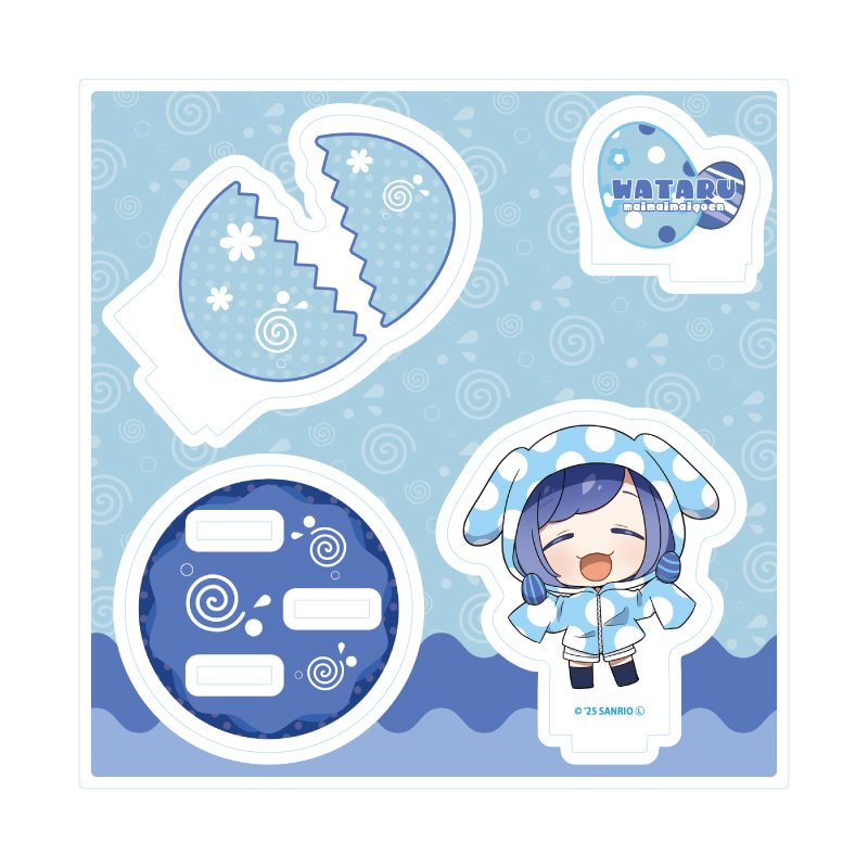 アクリルスタンドプレート まいまいまいごえん 64 ワタル(ミニキャライラスト) (Acrylic Stand Plate "Maimaimaigoen" 64 Wataru (Mini Character Illustration))
