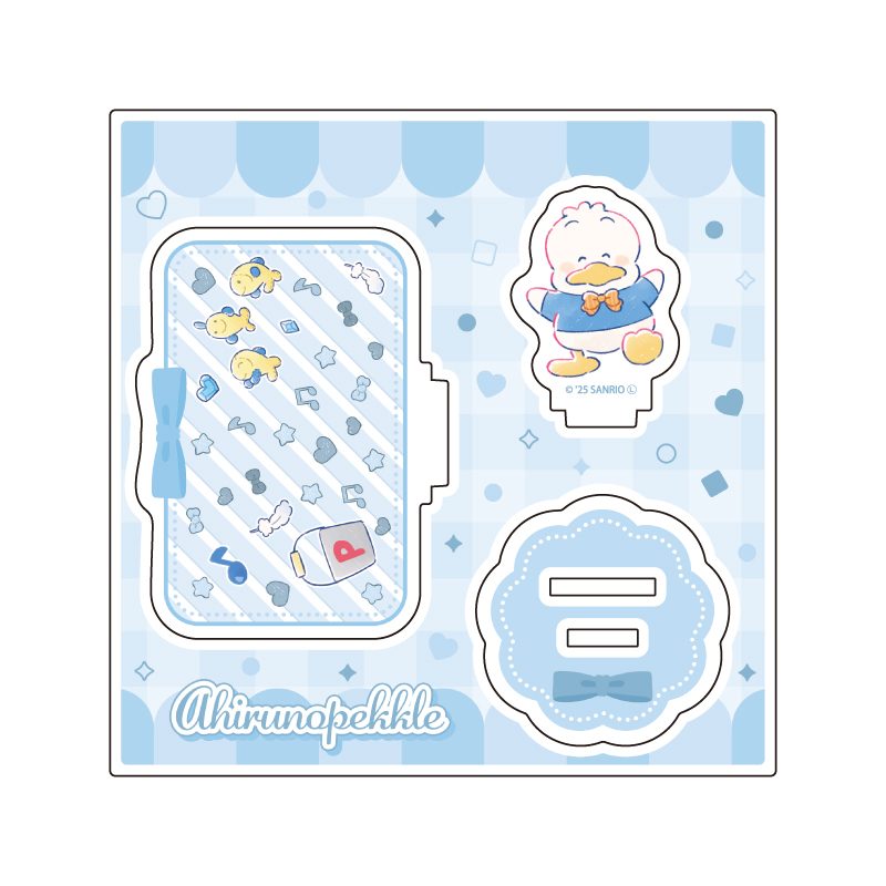 アクリルスタンドプレート サンリオキャラクターズ 12 あひるのペックル(グラフアートイラスト) (Acrylic Stand Plate Sanrio Characters 12 Ahiru no Pekkle (Graff Art Illustration))