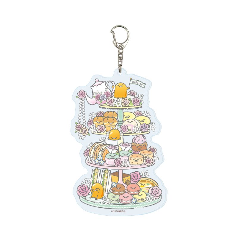 デカアクリルキーホルダー ぐでたま 03 Aデザイン(公式イラスト) (Deka Acrylic Key Chain Gudetama 03 A Design (Official Illustration))