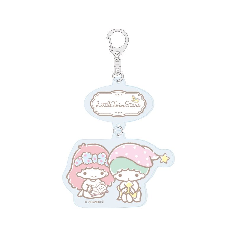 連結アクリルキーホルダー サンリオキャラクターズ 15 リトルツインスターズ(公式イラスト) (Linked Acrylic Key Chain Sanrio Characters 15 Little Twin Stars (Official Illustration))