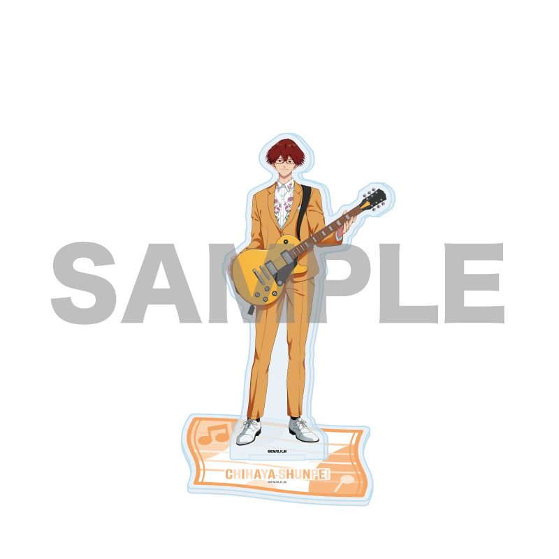アクリルスタンド 忘却バッテリー 21 千早瞬平 バンドVer.(描き下ろしイラスト) (Acrylic Stand "Oblivion Battery" 21 Chihaya Shunpei Band Ver. (Original Illustration))