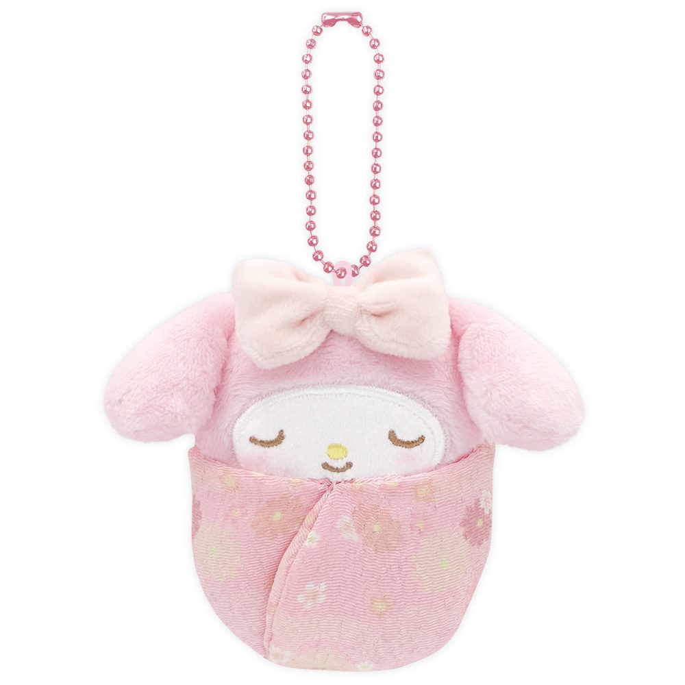 サンリオキャラクターズ おくるみマスコット 和柄 マイメロディ 8203-287 (Sanrio Characters Okurumi Mascot Japanese Pattern My Melody 8203-287)