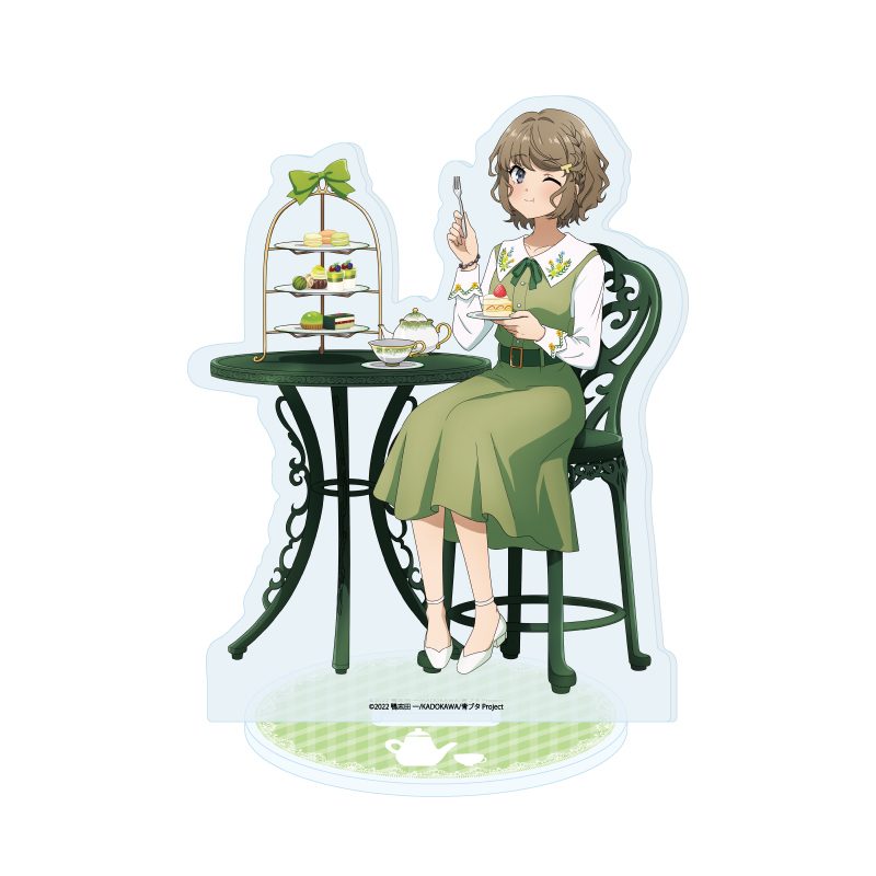 アクリルスタンド 青春ブタ野郎はランドセルガールの夢を見ない 09 古賀朋絵 お茶会Ver.(描き下ろしイラスト) (Acrylic Stand "Seishun Buta Yaro wa Randoseru Girl no Yume wo Minai" 09 Koga Tomoe Tea Party Ver. (Original Illustration))