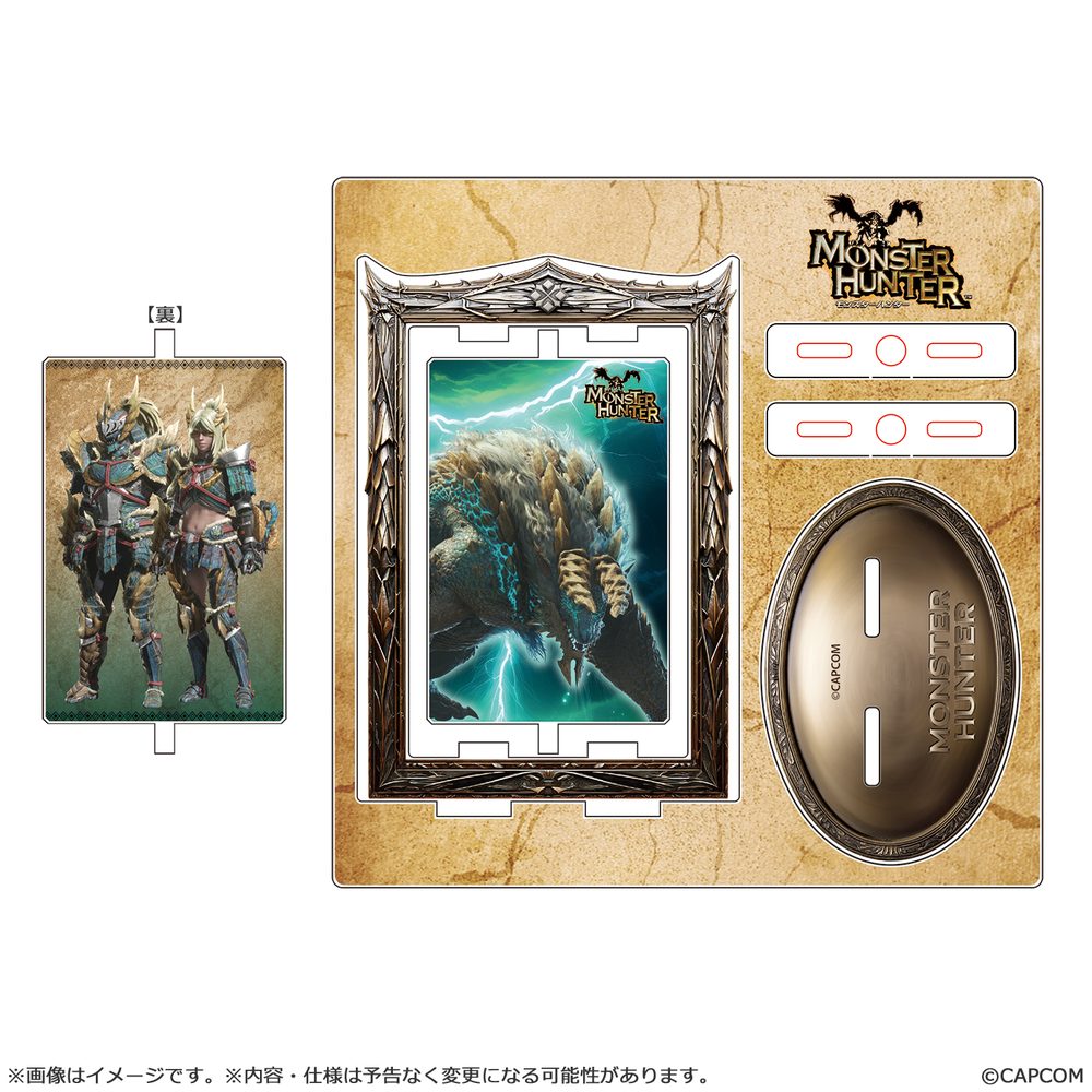 モンスターハンター 回転アクリルスタンド ジンオウガ ("Monster Hunter" Rotating Acrylic Stand Zinogre)