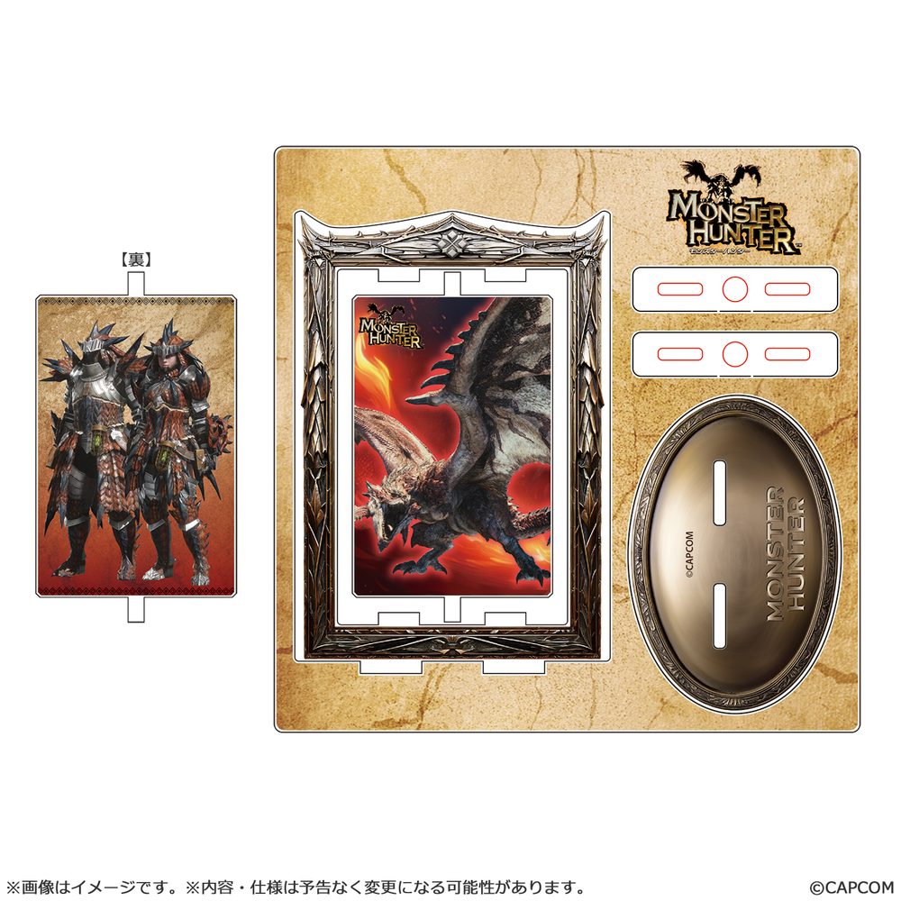 モンスターハンター 回転アクリルスタンド リオレウス ("Monster Hunter" Rotating Acrylic Stand Rathalos)