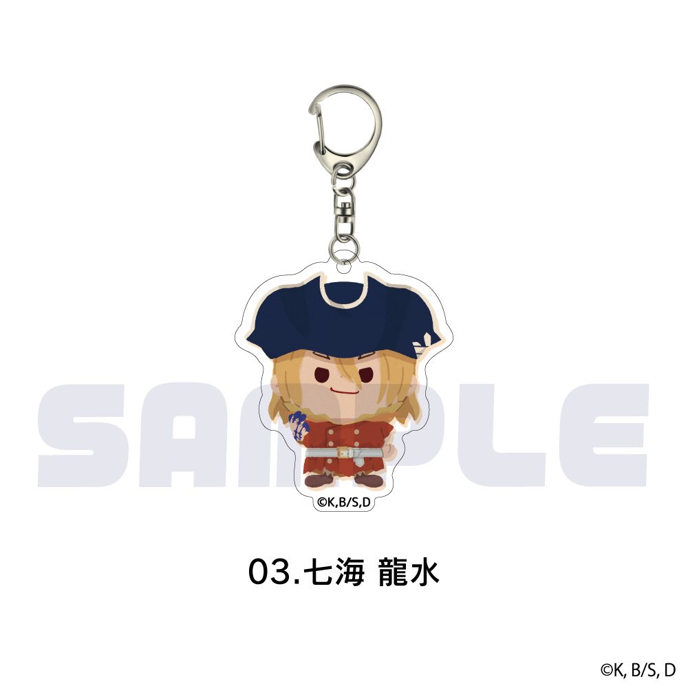 Dr.STONE アクリルキーホルダー 03 七海龍水 ("Dr. Stone" Acrylic Key Chain 03 Nanami Ryusui)