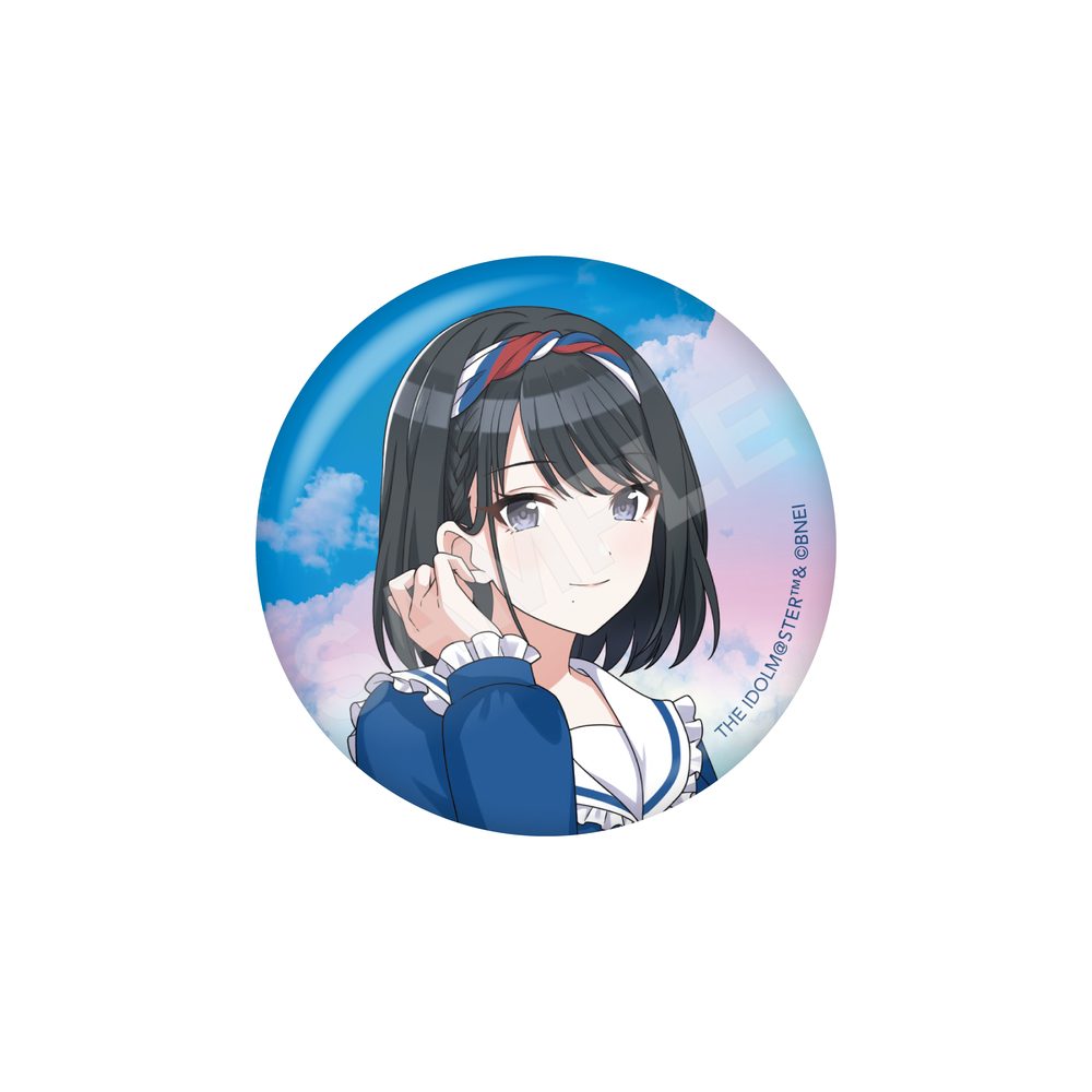 アイドルマスター シャイニーカラーズ ホログラム缶バッジ 02 風野灯織 ("The Idolmaster Shiny Colors" Hologram Can Badge 02 Kazano Hiori)